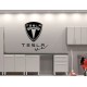 TESLA logo Garage Wall decal sign - v1