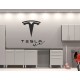 TESLA logo Garage Wall decal sign - v2